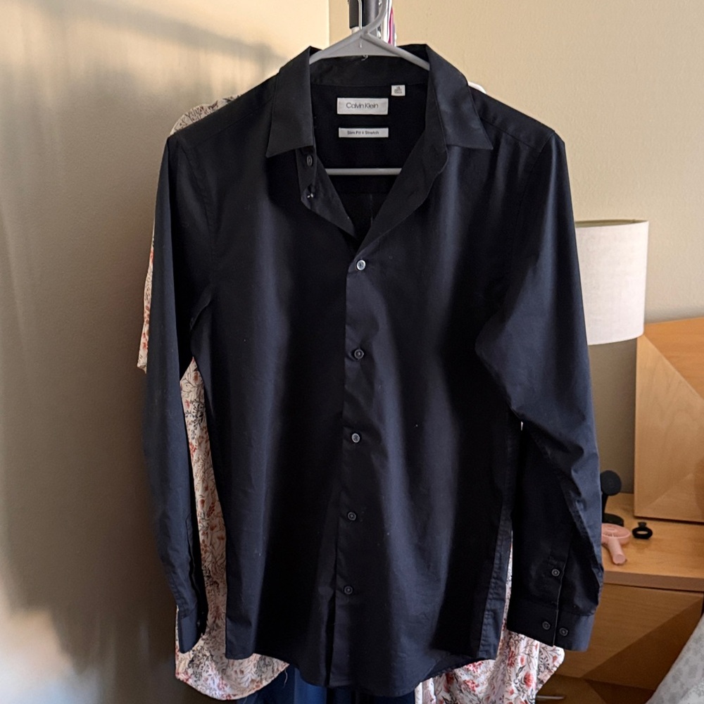 Calvin Klein Classic Black Dress Shirt